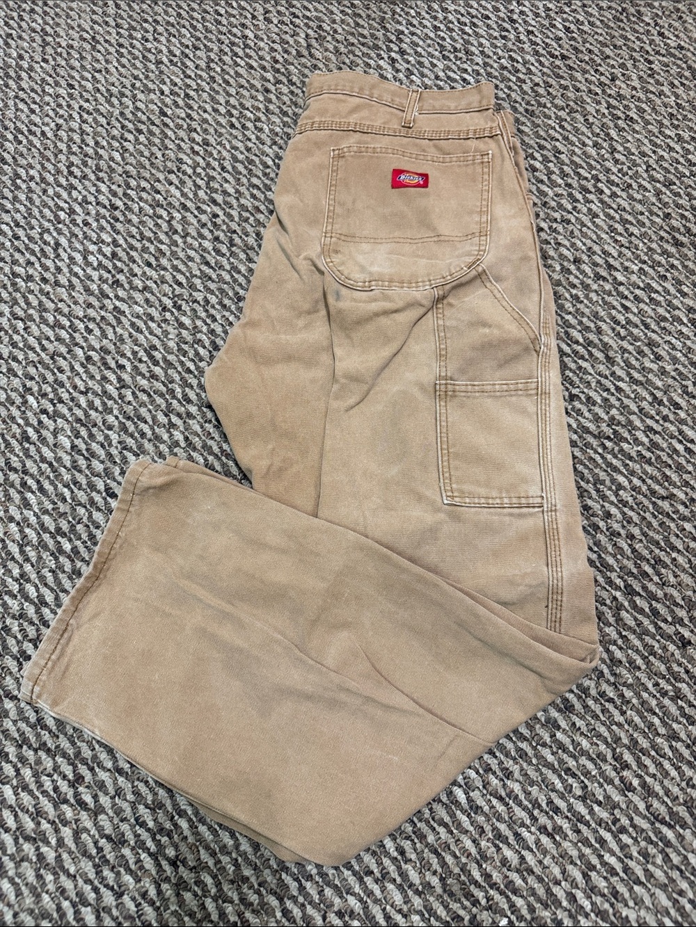 Dickies Men's Khaki Work Cargo Utility Pants